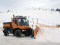 Unimog at work: Schneeräumen im Schwarzwald:  Unimog U 400 im Ganzjahreseinsatz auf dem Feldberg