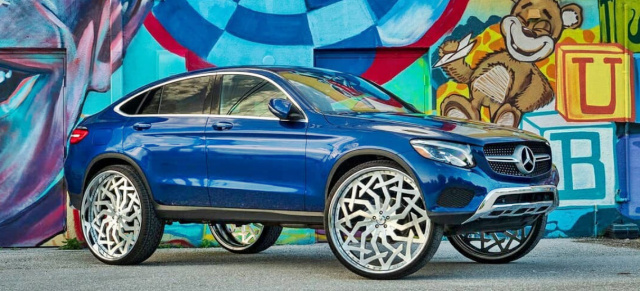 Donky-King: Mercedes-Benz GLC Coupé: Größe beweisen: Mercedes-Benz GLC Coupé auf 30-Zoll-Asanti-Wheels