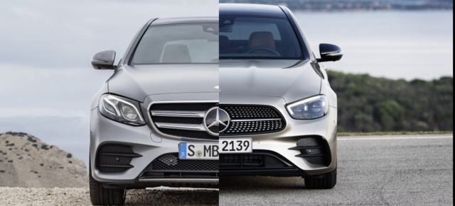 E-Klasse - Kopf an MoPf: W213 vs. W213 Facelift: Gesichtsvergleich: Mercedes E-Klasse - wie sehr hast Du dich verändert?