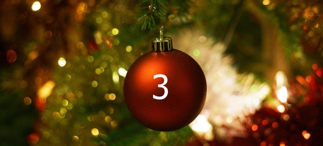 Der Mercedes-Fans.de Adventskalender - 3. Dezember 2016: Jeden Tag neue Gewinnchancen: der Mercedes Fans.de-Adventskalender - prall gefüllt mit Überraschungen 