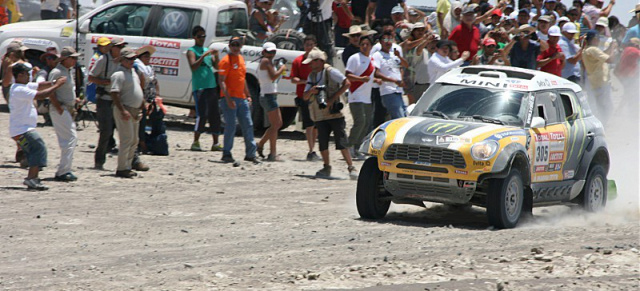 Dakar Rallye 2012: 13.Etappe  Nasca - Pisco : Ellen Lohr berichtet in Mercedes-Fans.de von der Rallye Dakar  