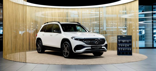 Mercedes‑Benz „Junge Sterne“: Meilenstein: Der Stern feiert zwei Millionen zertifizierte Mercedes-Gebrauchtwagen