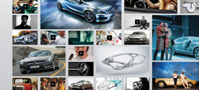 Mercedes online goes Hochglanz-Magazin : Mercedes-Benz.com wird zum digitalen Markenmagazin
