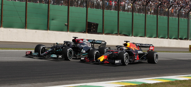 Kampf der Titanen beim Großen Preis der Formel 1 in Brasilien: Auferstanden aus Ruinen - Hamilton ringt trotz Strafen und Disqualifikationen Verstappen nieder