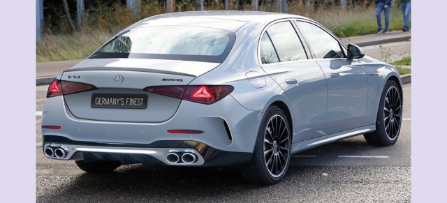 Ausblick: Mercedes-AMG E53 W214: Kehrseite: Kann der Rücken des neuen AMG E53 entzücken?