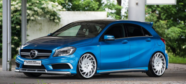 Mercedes-Benz A-Klasse: Turbostarkes Tuning: Neues Rad - neuer Look: 20-zöllige Vossen-Wheels für den   Mercedes A200 CDI