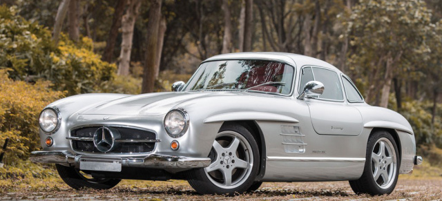 Der SLS AMG Vorgänger? 1954er Mercedes-Benz 300 SL mit AMG-Technik: Klassik trifft Moderne trifft Klassik