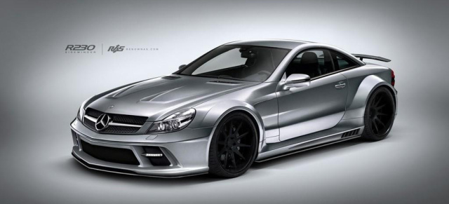 SL im XL-Format: Tuning für den Mercedes R230: Extremes Widebody-Kit von Renown Auto Style 