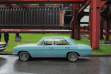 Oldtimertreffen auf Zollverein: Das Auftakttreffen hätte besseres Wetter verdient