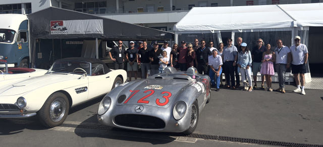 HK feiert im Rahmen des Oldtimer-Grand-Prix am Nürburgring: 40 Jahre HK-Engineering und 70 Jahre Mercedes-Benz 300 SL