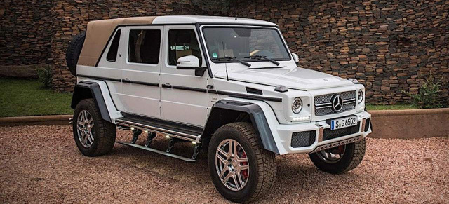 Mercedes-Maybach G650 Landaulet: Unter'm Hammer: Das letzte Mercedes-Maybach SUV  wird für einen guten Zweck versteigert