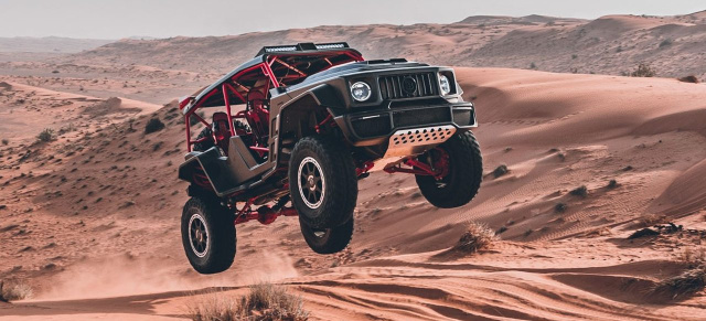 BRABUS 900 CRAWLER - ultimative Wüstendünen-Racer: Gestrandete „G-Klasse“: BRABUS Buggy mit 900 PS