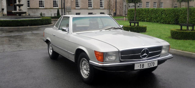 Mercedes 350 SL: Ex-Staatskarosse: Vorbesitzer des Mercedes SL W107 war der rumänische Diktator Nicolae Ceauşescu