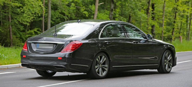 Erlkönig erwischt:  Mercedes-Benz S-Klasse Facelift: Star Spy Shot: Aktuelle Bilder von der Mercedes Benz S-Klasse W222 Mopf