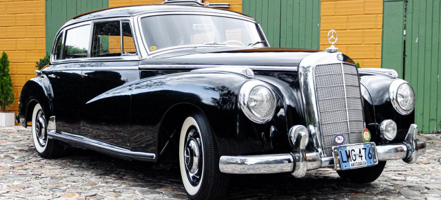 Ein LeBENZgefühl geht um die Welt: El Benz de tus sueños: Mercedes-Benz 300b (W186) Adenauer aus Kolumbien