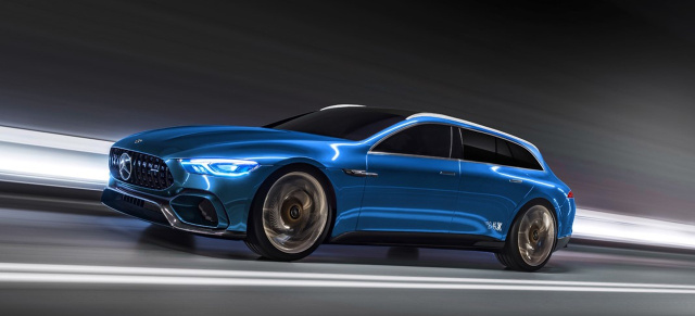 Mercedes von morgen: Ist ein Mercedes-AMG GT Shooting Brake denkbar?: Visionär: So sähe der Mercedes-AMG GT Concept als Shooting Brake aus