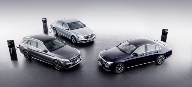 Mercedes Weltpremiere in Genf: Mercedes zeigt Vorserienmodelle des Plug-in-Dieselhybrids