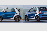 Offen heraus: Sieht so das neue smart fortwo Cabriolet aus?: Computer-Renderings gestatten einen Ausblick auf die kommende smart Frischzelle