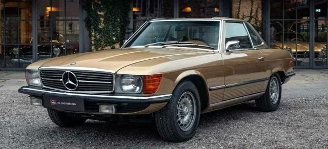 Mercedes-Benz 350 SL R107 von Stefano Silvio Gabbana: Bella Macchina: 350 SL von "Dolce & Gabbana"-Gründer steht zum Verkauf