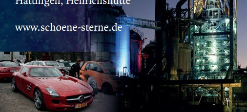 Alle Infos: SCHÖNE STERNE 2012: 1./2.9., Hattingen: Begeisterung für den guten Stern: Der Event für ALLE Mercedes-Fans!  -  Alle Infos zum Mercedes Treffen auf Henrichshütte in Hattingen