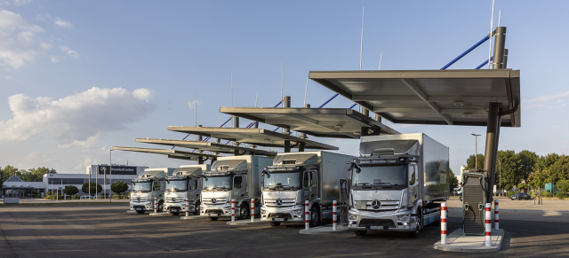 Daimler Truck und Elektromobilität: Daimler Truck plant größtes halböffentliches Lade-Netzwerk Europas aufzubauen