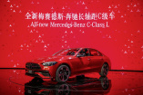 Mercedes-Benz auf der Auto Shanghai 2021. Premiere für C-Klasse Langversion: Der Stern zeigt in China drei Welt- und zwei Marktpremieren
