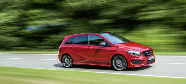 Van schon den schon: Facelift der Mercedes B-Klasse ist ab sofort bestellbar: Ab 27.102,25 Euro ist die modellgepflegte B-Klasse ab sofort zu haben