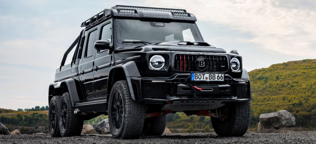 Sechsrad-Koloss auf Basis der G-Klasse W 465: Sechs sells: Brabus XLP 800 6x6 Adventure