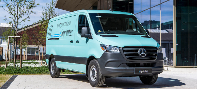 Technik: Mercedes eSprinter 2023 / 2025 – die beiden nächsten Generationen: Der nächste Schritt - elektrisch