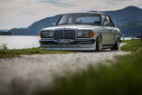 Downsized: Mercedes-Benz W123 : "Zeitlows": 82er Mercedes-Benz 200 W123 mit Airride