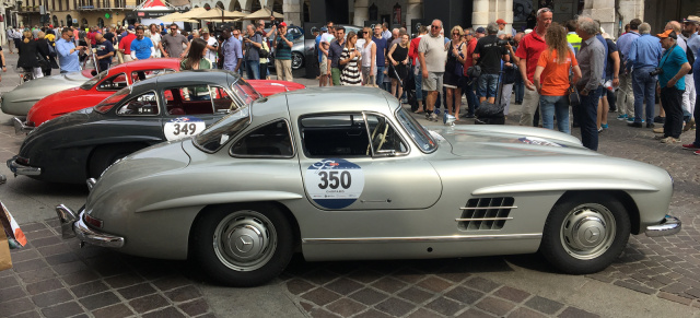 Mercedes-Benz historischer Motorsport: 1000 Miglia 2018: Mercedes-Benz ist dabei