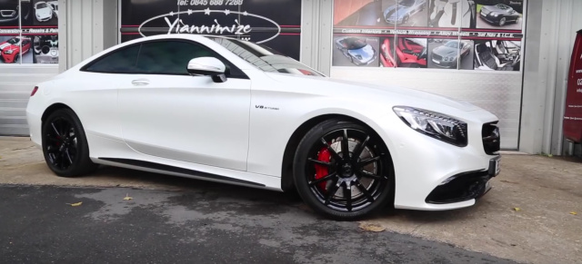 Star-Tuning: Mercedes-AMG S63 Coupé: Kick it like Héctor Bellerín: S63 voll foliert (Video)