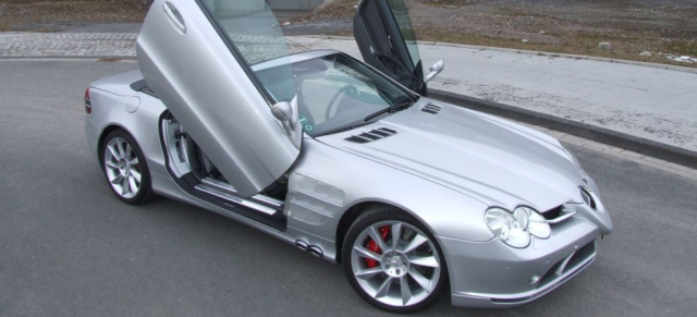 Mercedes Tuning orientiert sich am Original: A "Superstar" is born: Optischer Aufstieg eines Mercedes SL zum SLR McLaren