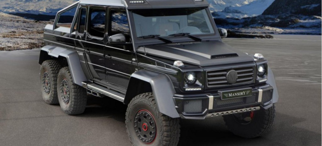 Mehr Sixappeal: Mercedes G63 AMG 6x6 von Mansory mit 840 PS: Mansory präsentiert Performanceprogramm für den mächtigen Mercedes G  