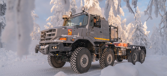 Eiskalt am Polarkreis getestet: Defence-Fahrzeuge von Daimler Truck: Mercedes-Defence-Fahrzeuge beweisen extreme Wintertauglichkeit