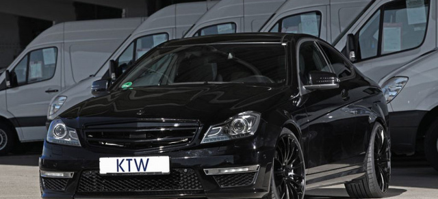 Black & Better: Mercedes C63 AMG von KTW: Tuner verleiht der C-Klasse mit AMG DNA ein Plus an Power und Optik