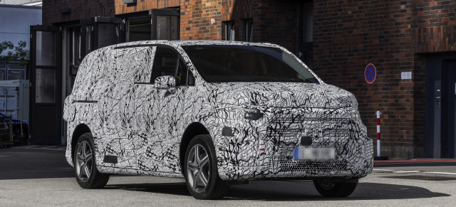 Technik: Mercedes VLE / VLS vor Serienanlauf: Mehr zur neuen Mercedes V-Klasse: Brot trifft Butter