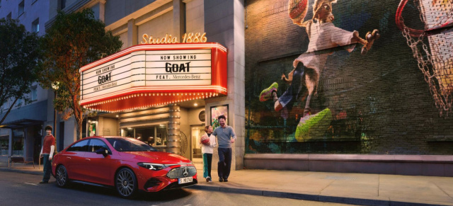 Tierische Sternstunde im Kino: „G.O.A.T. – BOCK AUF GROSSE SPRÜNGE“: Mercedes als Filmstar