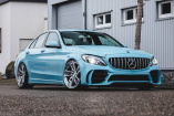 Mercedes-Benz C-Klasse mit Chic: Kevin will Meer: Ozeanblaue Folie und andere feine Extras lassen den Mercedes W205 besser dastehen