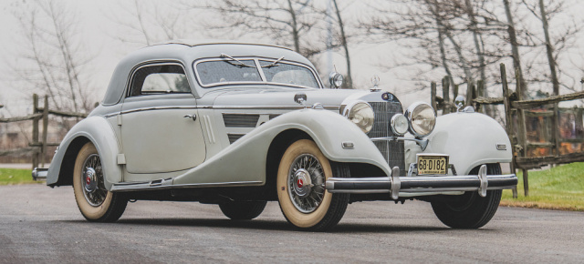 Das fehlende Coupé mit der Fahrgestellnummer 154143: Seltenes Mercedes-Benz 540 K Coupé von Hebmüller unterm Hammer