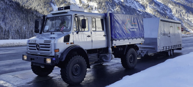 Helfer in der Not mit Stern: Starfighter: Ein Unimog U 4000 hilft Erdbebenopfern in Kroatien