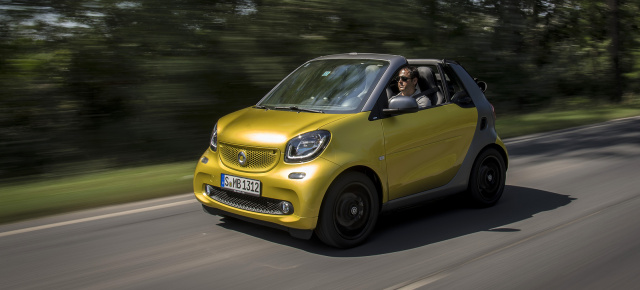 Mit dem neuen Smart Cabriolet vor der Welt-Premiere auf Tuchfühlung: Summer in the City!