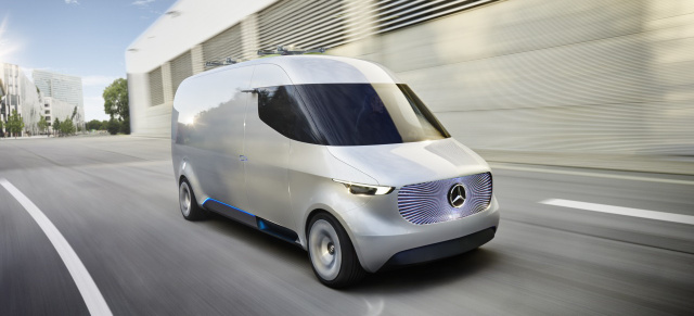 Premiere: Mercedes-Benz Vision Van - der neue Lieferheld!: Alles wird anders: Mercedes revolutioniert den Lieferverkehr