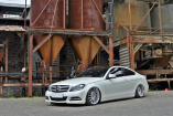 Swagger: Mercedes-Benz C-Klasse Coupé C204: Ab- statt aufrüsten: Das Mercedes C-Klasse Coupé kommt als Low-Benz in Sichtweite 