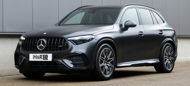 Keine Frage der Karosserieform: H&R Tieferlegungsfedern für Mercedes-AMG GLC 43