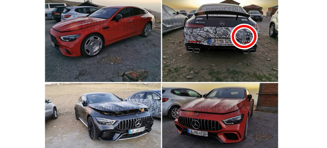 Mercedes-AMG Erlkönig erwischt: Super-Star-Spy Shot: Aktuelle Bilder vom Mercedes-AMG GT 73e 4-Türer Coupé