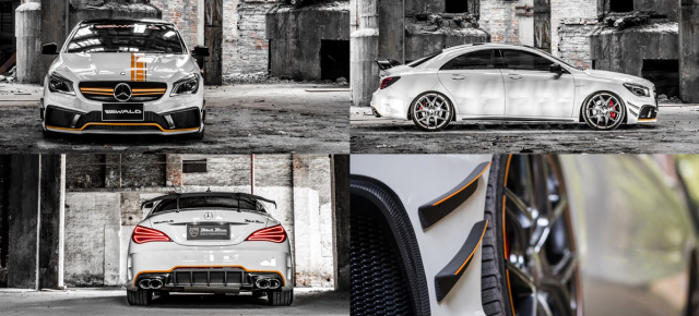 Mercedes-Benz CLA Tuning: Stierischer Look: Black-Bison-Kit für den Mercedes CLA C117