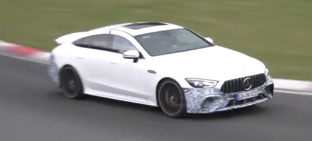 Mercedes-AMG Erlkönig auf dem Nürburgring erwischt: AMG GT 73e: Mit 816 PS durch die Grüne Hölle (Video)