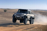 Mächtiges "G-Tier" Mercedes G63 AMG  6x6 : Seriennahes Showcar G 63 AMG 6x6  bringt die Wüste zum Beben