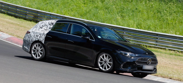 Mercedes Erlkönig erwischt: Spy Shot: Aktuelle Bilder vom CLA Shooting Brake 2026